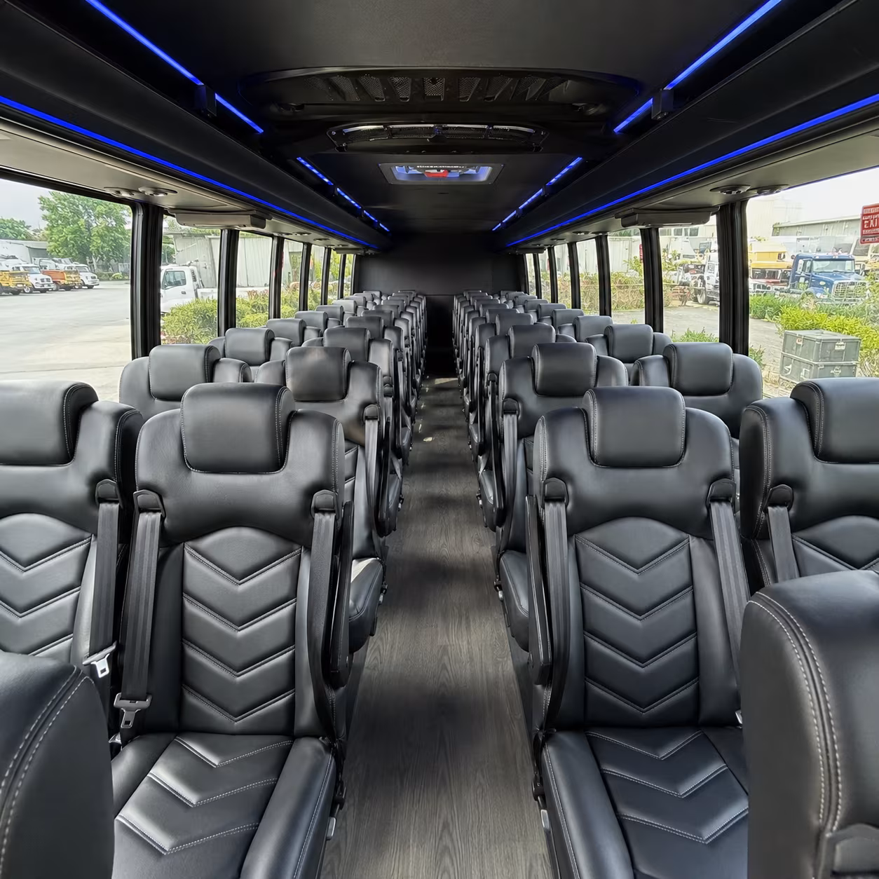 tyler religious group transportation onboard seating