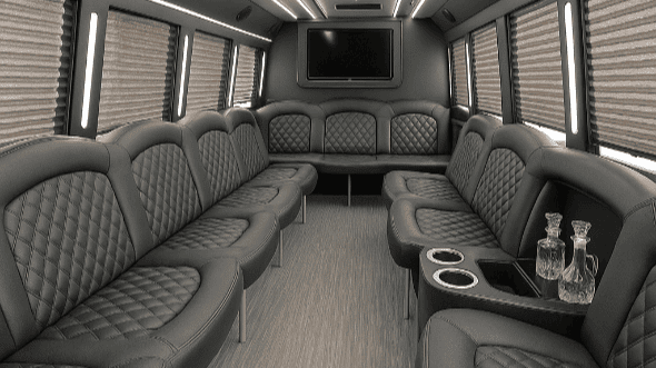 30 Passenger Party Bus Interior